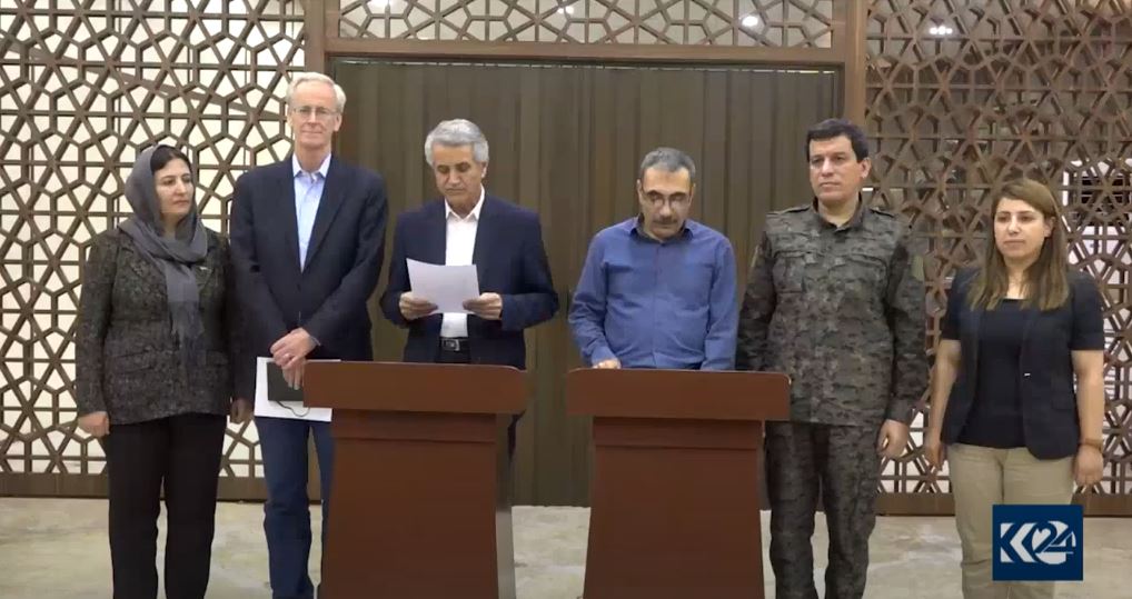 ENKSe û Yekîtîya Niştîmanîya Kurdî rêkeftina Duhokê kirin bingeha serekeya danûstandinan 